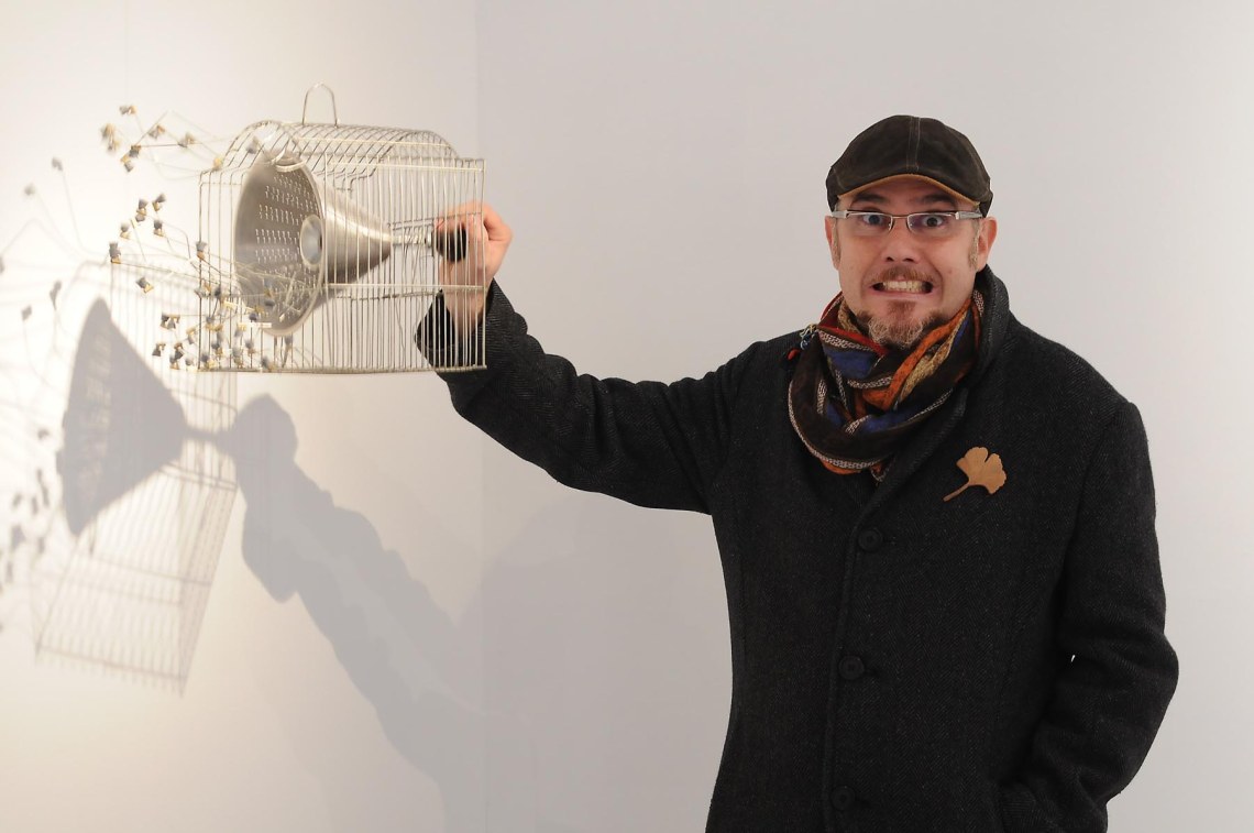 Karlos Viuda en el CLA. © Fotografía de Javier Casares.