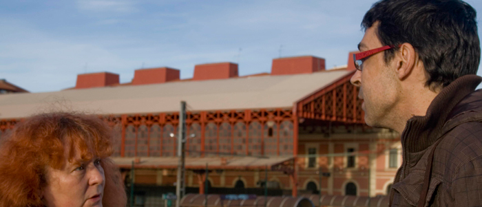 Javier Iriso con Eloísa Otero. Fotografía de Juan Rafael Álvarez.