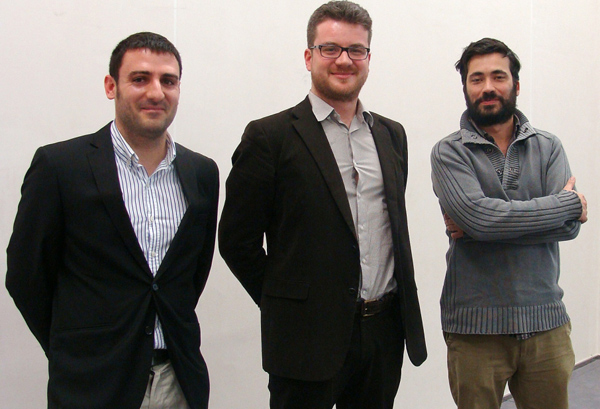 Pablo de la Cruz, Carlos Fernández-Peinado y Juan Melgar, integrantes del INAEM. Foto: L. Fraile.