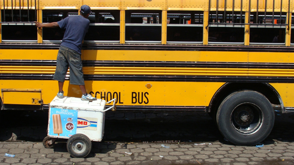 Una fotografía de Laura Fraile en la exposición 'Una chela en Nicaragua'. 