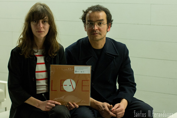 Esperanza Collado y Rafael Martínez del Pozo con la primera entrega de "Grabaciones de campo", en 2013. © Fotografía: Santos M. Perandones.