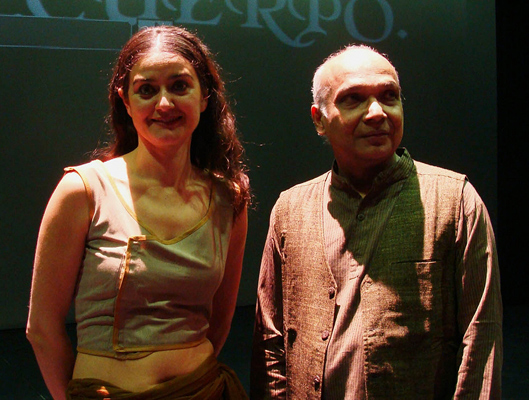Mónica de la Fuente y Ravi Prasad. Foto: L. Fraile.