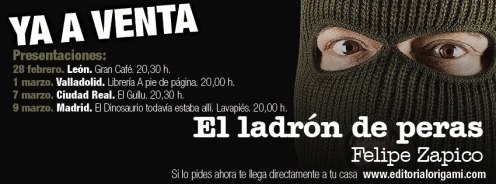 Presentaciones de 'El ladrón de peras' de Felipe Zapico