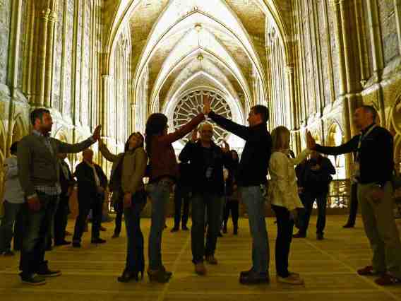 Visita guiada a la catedral de León. Fotografía: Javier Fernández Zardón.