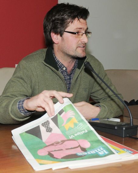 El redactor y socio de La Marea, Thilo Schäfer. Foto: Carlos Arranz.