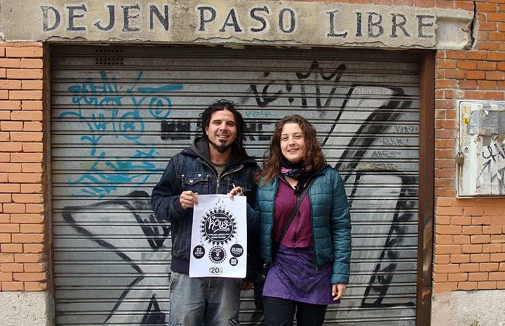 David Sánchez e Irene Conesa, integrantes del grupo Kousa. Foto: L. Fraile.
