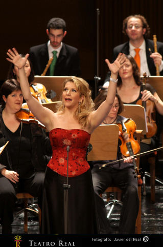 Joyce DiDonato durante un concierto. Fotografía: Javier del Real