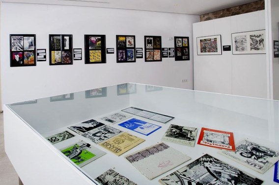 Algunos de los fanzines expuestos en el Centro e-Lea Miguel Delibes. Foto: Juan B. Hormaechea.