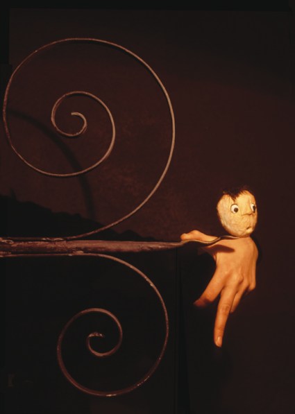  Compañía: Títeres de María Parrato. Cartel del espectáculo: No te asuste mi nombre. Foto: Chema Castelló.