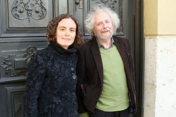 Herdolor Lorenz y Tania S. Martín, dos de los integrantes del proyecto. Foto: L. Fraile.