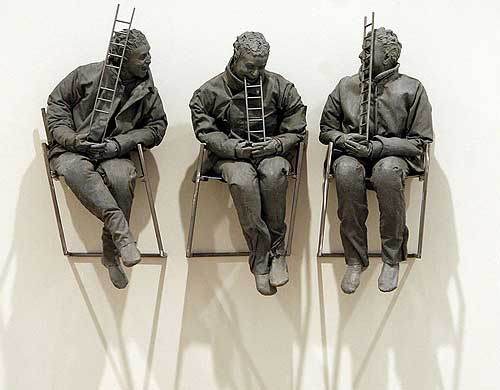 Escultura de Juan Muñoz.