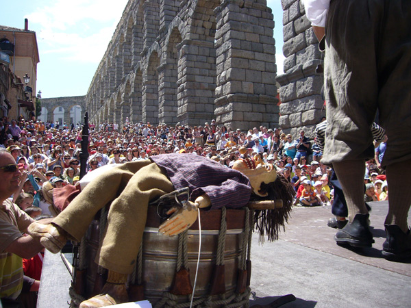 Una imagen del festival de títeres en Segovia. Foto: Titirimundi.