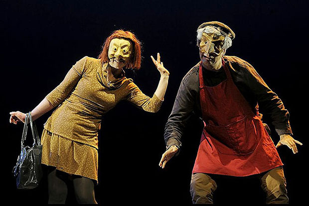 Actuación de la compañía catalana Els Joglars. Foto: Els Joglars.