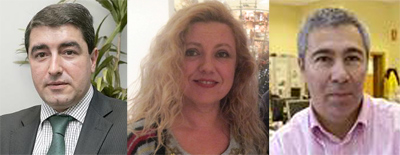 Pablo R. Lago, Ángela Domínguez y Joaquín S. Torné.