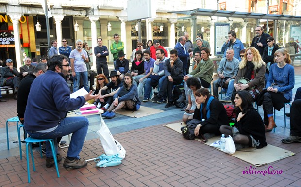Charla de Amador Savater en Fuente Dorada el pasado 23 de mayo. Foto: Carlos Arranz.