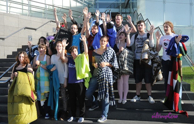 Los alumnos de la ESADCyL ponen fin a su encierro tras 50 días. Foto: Carlos Arranz.