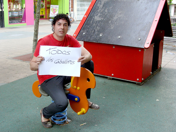 El poeta vallisoletano Jorge M. Molinero. Foto: Laura Fraile.