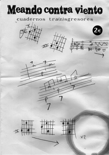 Portada del nuevo fanzine 'Meando contra viento'.