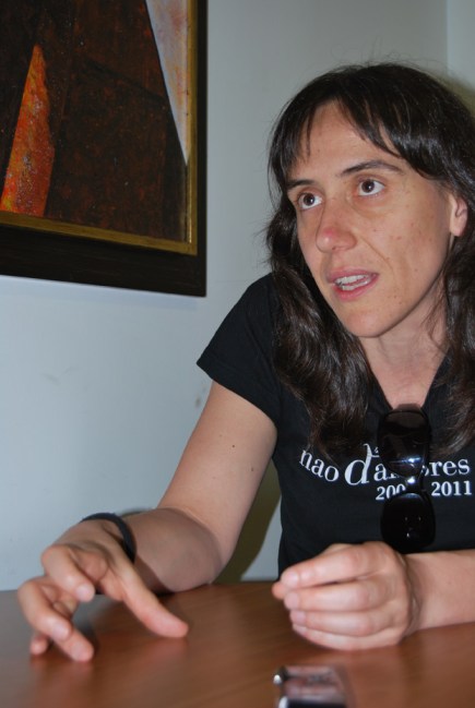 La directora de escena Ana Zamora. Fotografía: I. M.