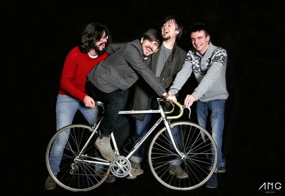 Integrantes del grupo Bicycle Thief. Foto: Ángela Ucio.