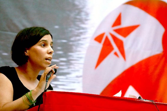 Esther Vivas, que participó en la I edición de la Universidad de verano. Foto: Izquierda Anticapitalista.