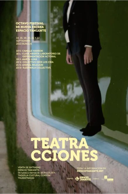 Cartel de Teatracciones.