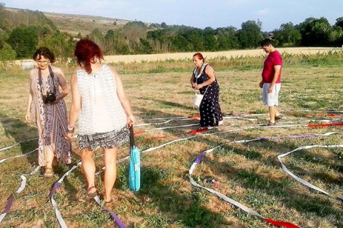 Proyecto-acción `410 días´, de Andrea Milde, realizado en colaboración con 'La cabra se echa al monte'. Foto: 'La cabra se echa al monte'.
