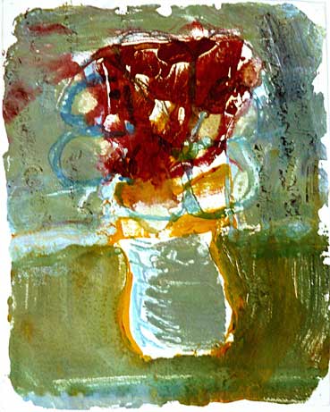 Florero. Una obra del artista y poeta Aníbal Núñez.