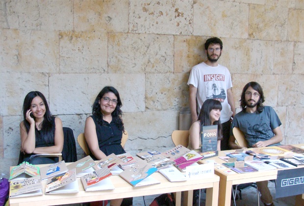 Meninas Cartoneras y Colectivo Gigante. Foto: L. F.