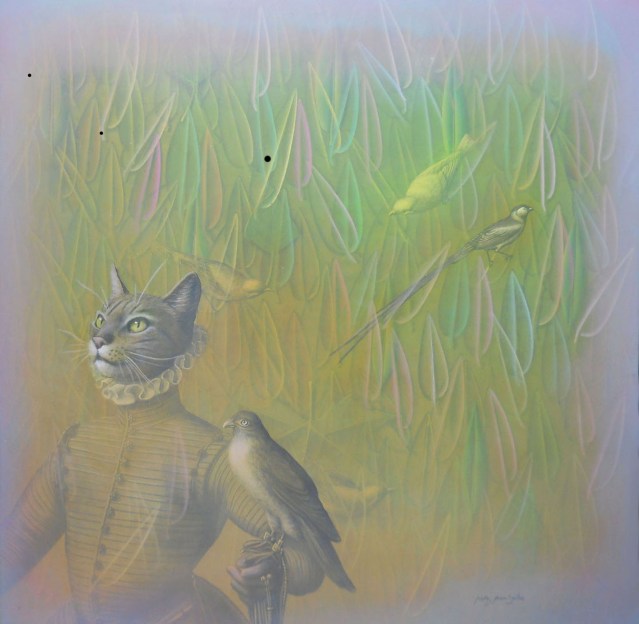 ADOLFO ALVAREZ BARTHE 2012 BOCINO. temple sobre tabla, 80x80 cms