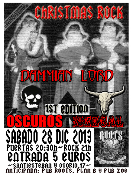 CHRISTMAS ROCK POSTER