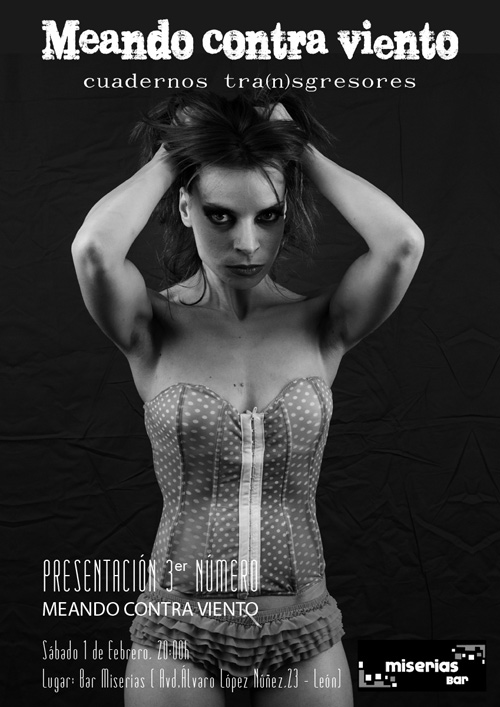 Cartel de la presentación.