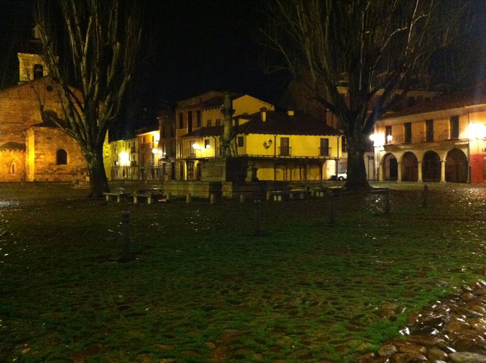 La Plaza del Grano, en León. © Fotografía de Alejandro Sáenz de Miera, realizada hace solo unos días.