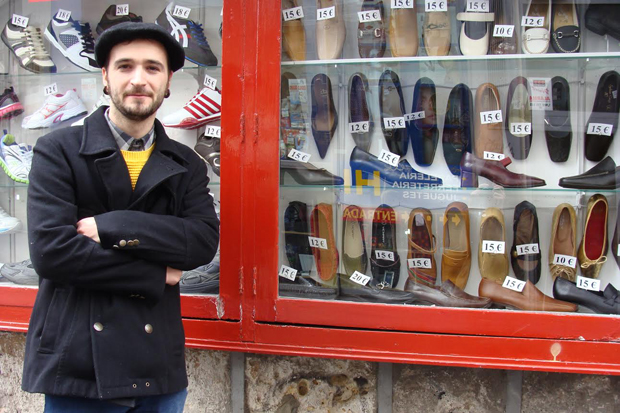 El artista plástico de Laguna de Duero Paco Villa. Foto: Laura Fraile.