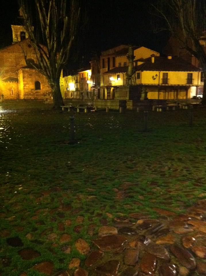 La Plaza del Grano, en León. © Fotografía de Alejandro Sáenz de Miera, realizada hace solo unos días.