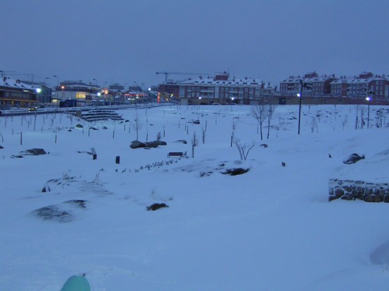 Vista invernal. © Fotografía: José Carlos Sanz Belloso.