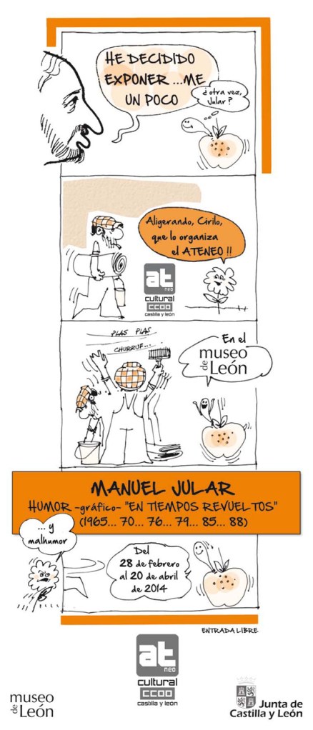 Cartel de la exposición de Jular.
