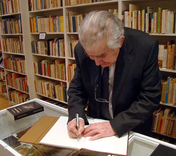 Antonio Gamoneda en abril de 2013 en el Centro de Arte Moderno (Madrid).