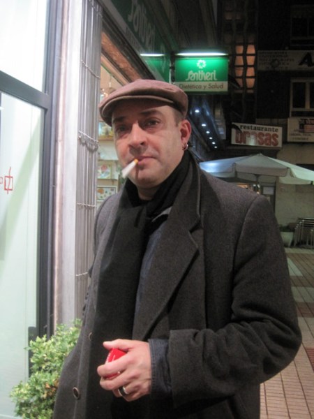 El poeta Víctor M. Díez. © Fotografía: E. Otero.