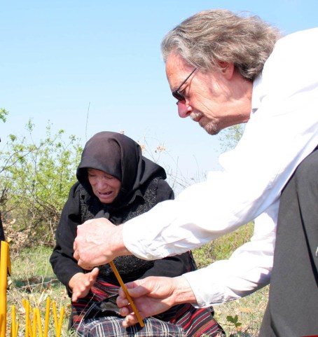 Una imagen de Peter Handke.