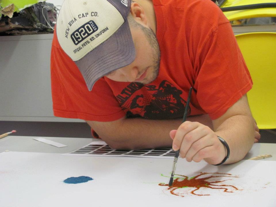 El artista berciano Daniel Volgi