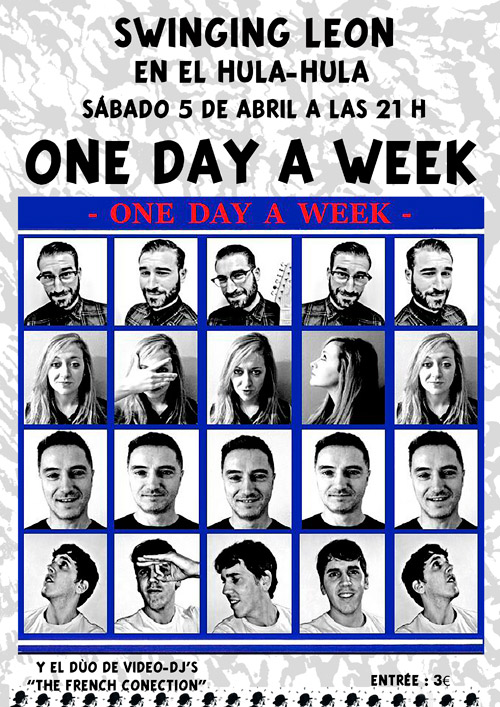 "One day a week" se presenta en el Hula Hula.