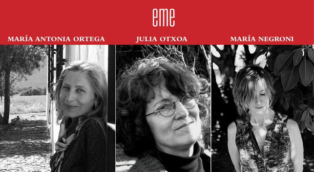 Las tres poetas que abren la colección "eme" de Ediciones La Palma.
