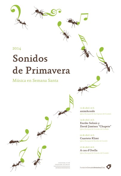 Cartel "Sonidos de Primavera"