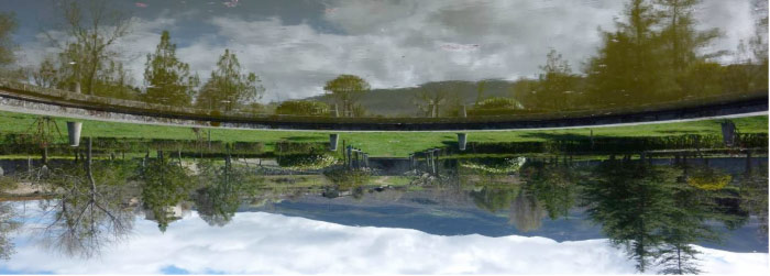 Juegos de cielo y reflejos.