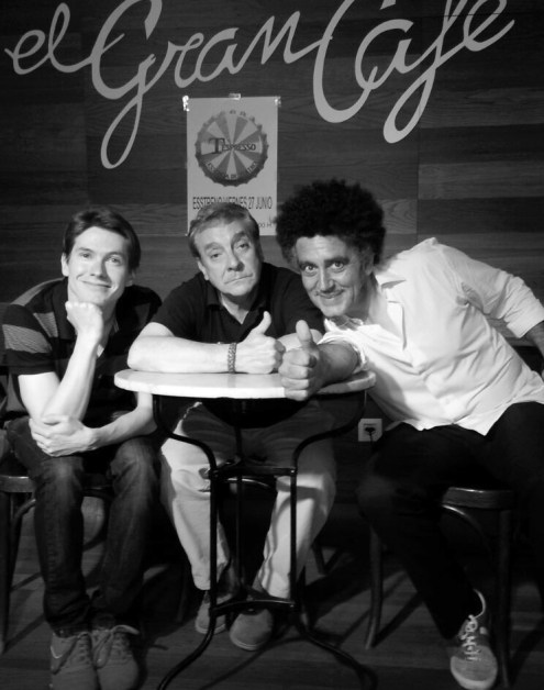 Miguel Angel Barajas, Alberto Díaz y Javier Bermejo. © Fotografía: Cortesía de Tespresso.