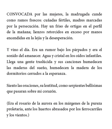 Poema de Antonio Gamoneda incluido en el libro "Marcas de Cantores".