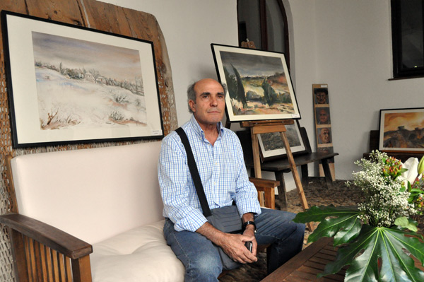 José Antonio Barrera en La Posada del Marqués (Carrizo). © Fotografía: E. López.