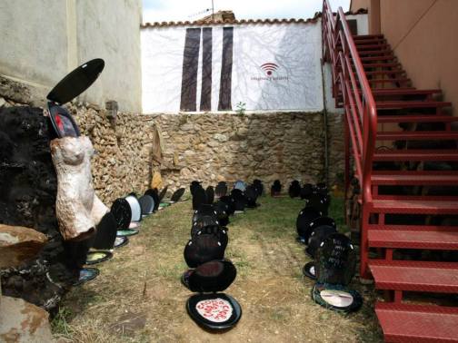 Uno de los proyectos artísticos realizados en este espacio. Foto: El Hacedor.