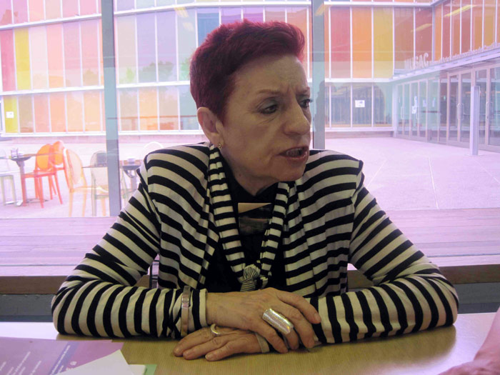 La artista canaria Concha Jerez. © Fotografía: Eloísa Otero